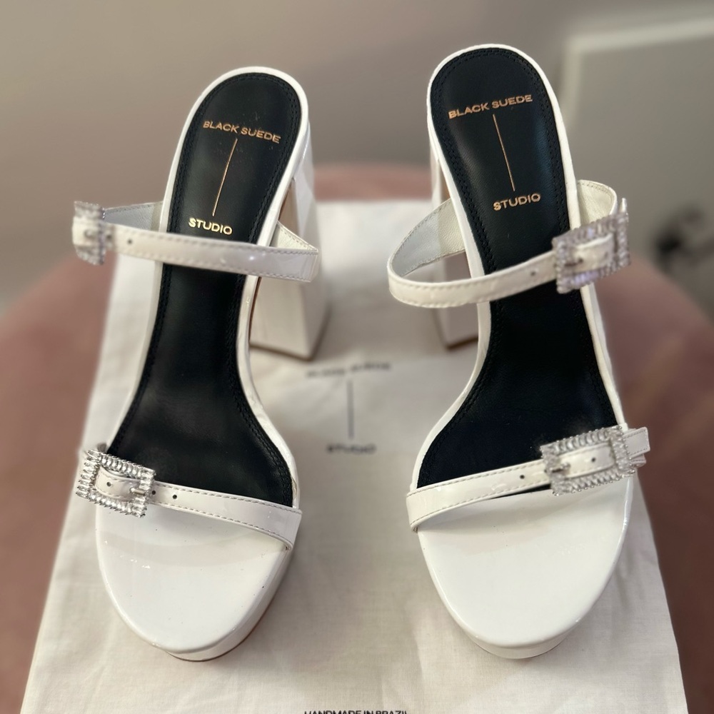 Elsie Platform Sandal by Black Suede Studio. Sold Out in stores - Picture 8 of 17